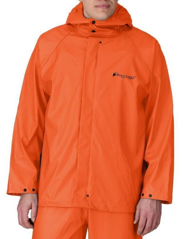 フロッグトッグス メンズ アウター 上衣・上衣 Frogg Toggs Men\u0027s WayPoint Angler Jacket Orange オレンジ色