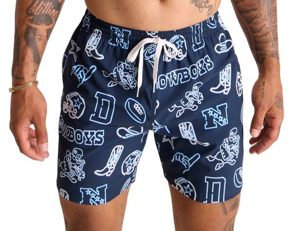チャビーズ メンズ 水着 ハーフパンツ・ショーツ Chubbies Adult Dallas Cowboys Neonavy 5.5\