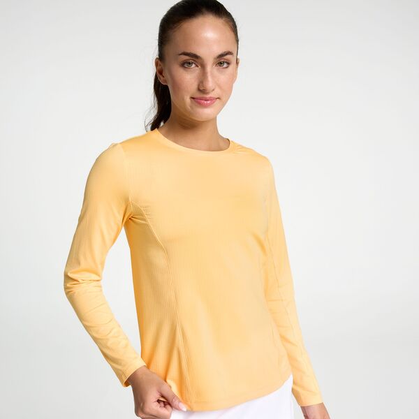 ウォルターヘーゲン レディース トップス シャツ Walter Hagen Women's Performance 11 UV Suncover Crew Sunrise Orange オレンジ