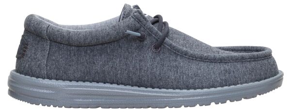 ヘイデュード メンズ シューズ スニーカー ジャージー Hey Dude Men's Wally Stretch Jersey Shoes charcoal チャコール｜ReVida 店