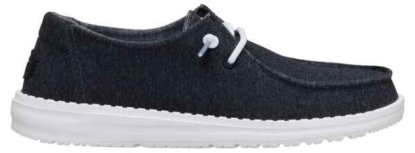 ヘイデュード レディース シューズ スニーカー ティーシャツ Hey Dude Women\u0027s Wendy Jersey Stretch Shoes Black 黒いこと レディース靴-スニーカー