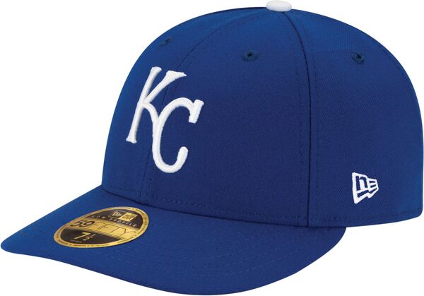 ニューエラ メンズ アクセサリー 帽子 New Era Men's Kansas City Royals 59Fifty Game Royalow Crown Authentic Hat NoColor