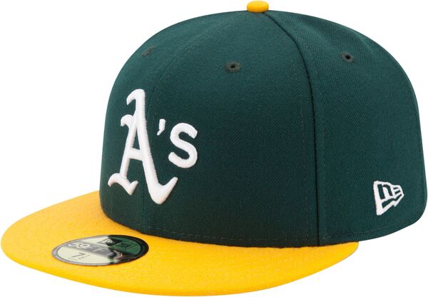 ニューエラ メンズ アクセサリー 帽子 New Era Men's Athletics 59Fifty Home Green Authentic Hat NoColor グリーン
