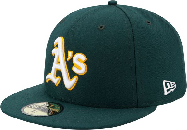 ニューエラ メンズ アクセサリー 帽子 New Eradult Athletics 59Fifty Road Green Authentic Hat NoColor グリーン