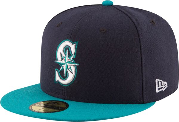 ニューエラ メンズ アクセサリー 帽子 New Eradult Seattle Mariners 59Fifty Alternate Navy Authentic Hat NoColor ネイビー