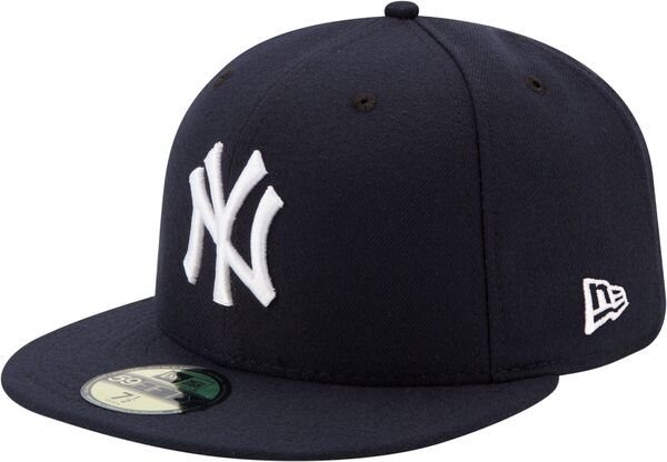 ニューエラ メンズ アクセサリー 帽子 New Era Men's New York Yankees 59Fifty Game Navy Authentic Hat NoColor ネイビー