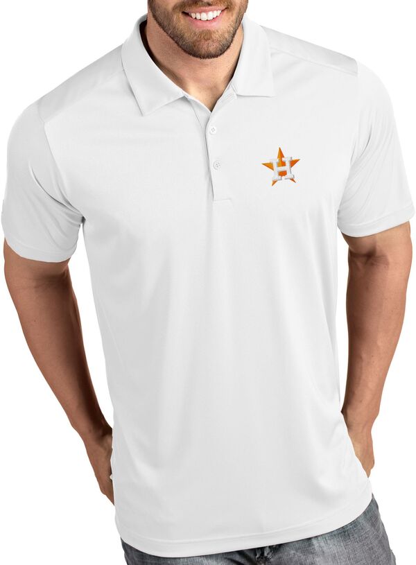 アンティグア メンズ トップス ポロシャツ Antigua Men's Houston Astros Tribute White Performance Polo NoColor ホワイト|ReVida 店