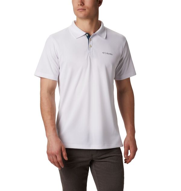 コロンビア メンズ トップス ポロシャツ Columbia Men's Utilizer Polo White ホワイト|ReVida 店