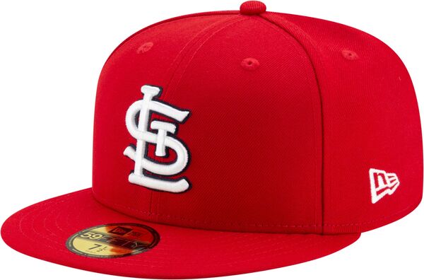ニューエラ メンズ アクセサリー 帽子 New Era Men'st. Louis Cardinals Red 59Fifty Fitted Hat NoColor レッド