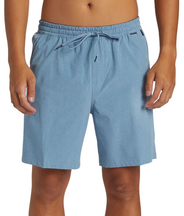 クイックシルバー メンズ 水着 ハーフパンツ・ショーツ ショートパンツ Quiksilver Men's Taxer Heather Amphibian 18\