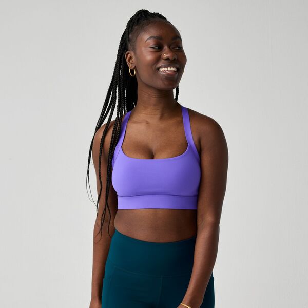 ブルックス レディース アンダーウェア ブラジャー Brooks Women's Luxe Strappy Bra Violet バイオレット 14,230円
