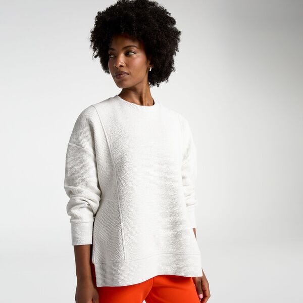 キャリー レディース トップス シャツ CALIA Women's Elevate Side Zip Tunic Rawhite ホワイト