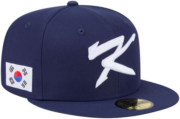 ニューエラ レディース アクセサリー 帽子 ロゴ New Eradult World Baseball Classic 2026 Korea Logo 59Fifty Fitted Hat NoColor