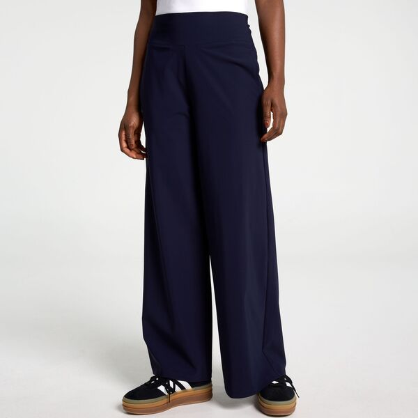 DSG レディース ボトムス 心地好いズボン下 ワイドレッグ DSG Women\u0027s High-Risease Wide Leg Pant Jet Navy 米国海軍