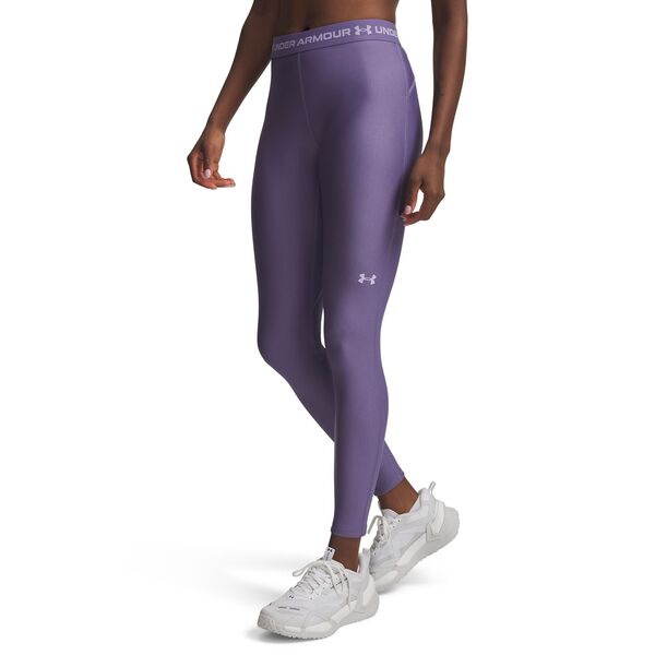 アンダーアーマー レディース ボトムス レギンス Under Armour Women's HeatGear Leggings Purple Luxe/Purple Crest パープル