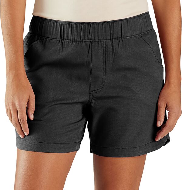 カーハート レディース ボトムス ハーフパンツ・ショーツ ショートパンツ Carhartt Women's Force Ripstop Work Shorts Black ブラック