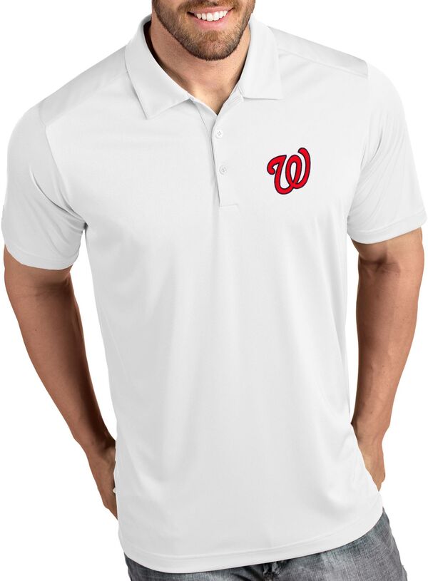 アンティグア メンズ トップス ポロシャツ Antigua Men's Washingtonationals Tribute White Performance Polo NoColor ホワイト|ReVida 店