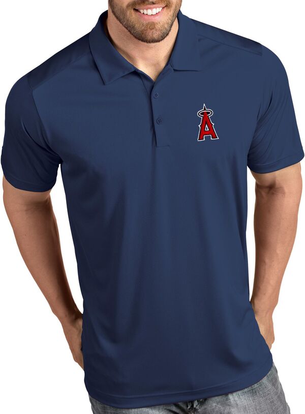 アンティグア メンズ トップス ポロシャツ Antigua Men's Los Angeles Angels Tribute Navy Performance Polo NoColor ネイビー|ReVida 店
