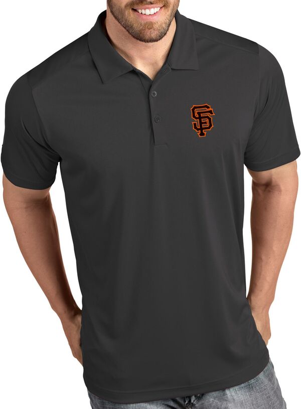 アンティグア メンズ トップス ポロシャツ Antigua Men'san Francisco Giants Tribute Grey Performance Polo NoColor グレー|ReVida 店