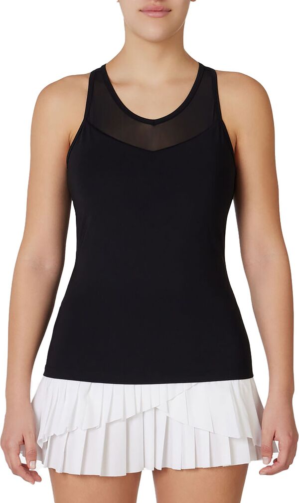 フィラ レディース トップス タンクトップ メッシュ FILA Women's Essentials Mesh Tank Tops Black ブラック 8,610円