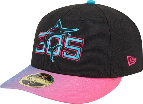 ニューエラ メンズ アクセサリー 帽子 New Eradult Miami Marlins City Connect Low Profile 59Fifty Fitted Hat NoColor|ReVida 店