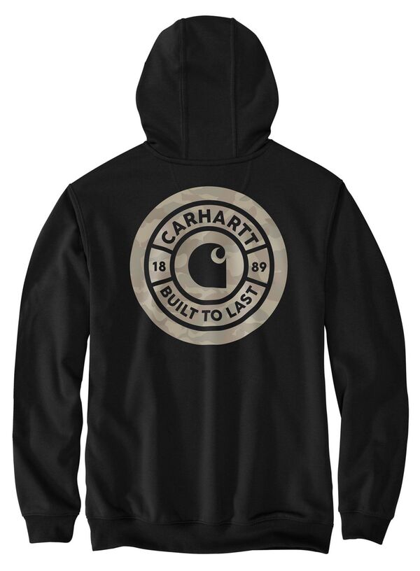 カーハート メンズ アウター パーカー・スウェット Carhartt Men'sawyer Camo Hoodie Black ブラック