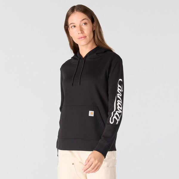 カーハート レディース アウター パーカー・スウェット Carhartt Women'sawyer Hoodie Black ブラック