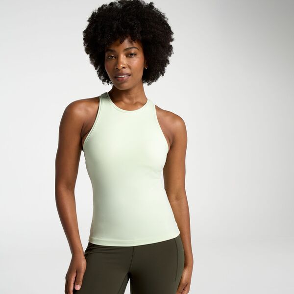 キャリー レディース トップス タンクトップ ハイネック CALIA Women's Inspire High Neck Supportank Matcha Frost
