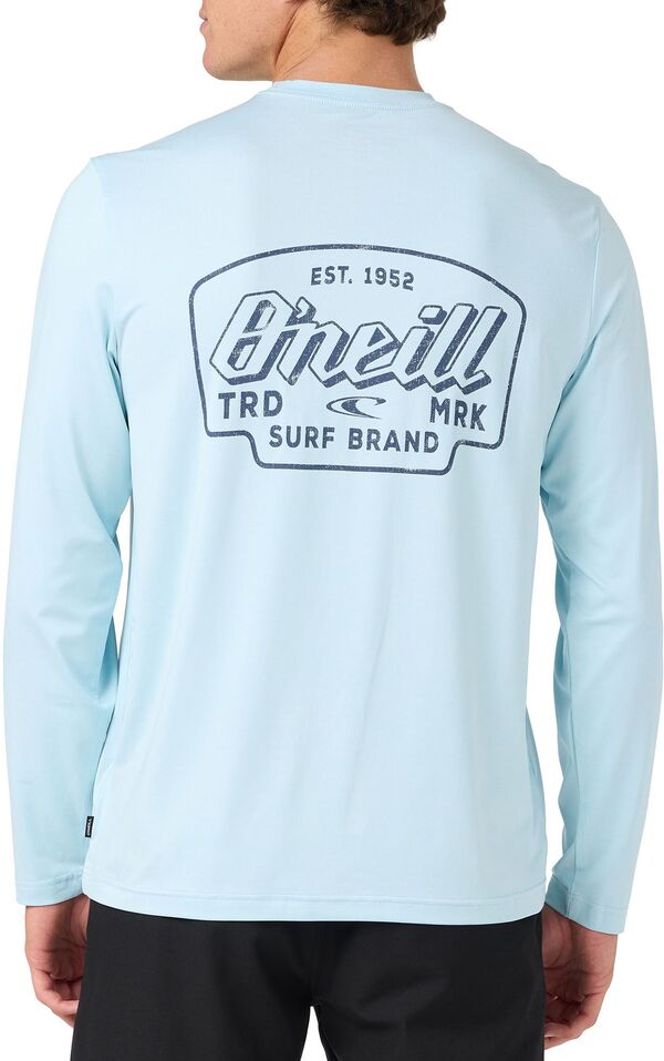 オニール メンズ トップス ティーシャツ O\u0027Neill Men\u0027s Locksmith UPF Long Sleeve T-Shirt Heather Light Blue ギョリュウモドキ Tシャツ・カットソー-トップス