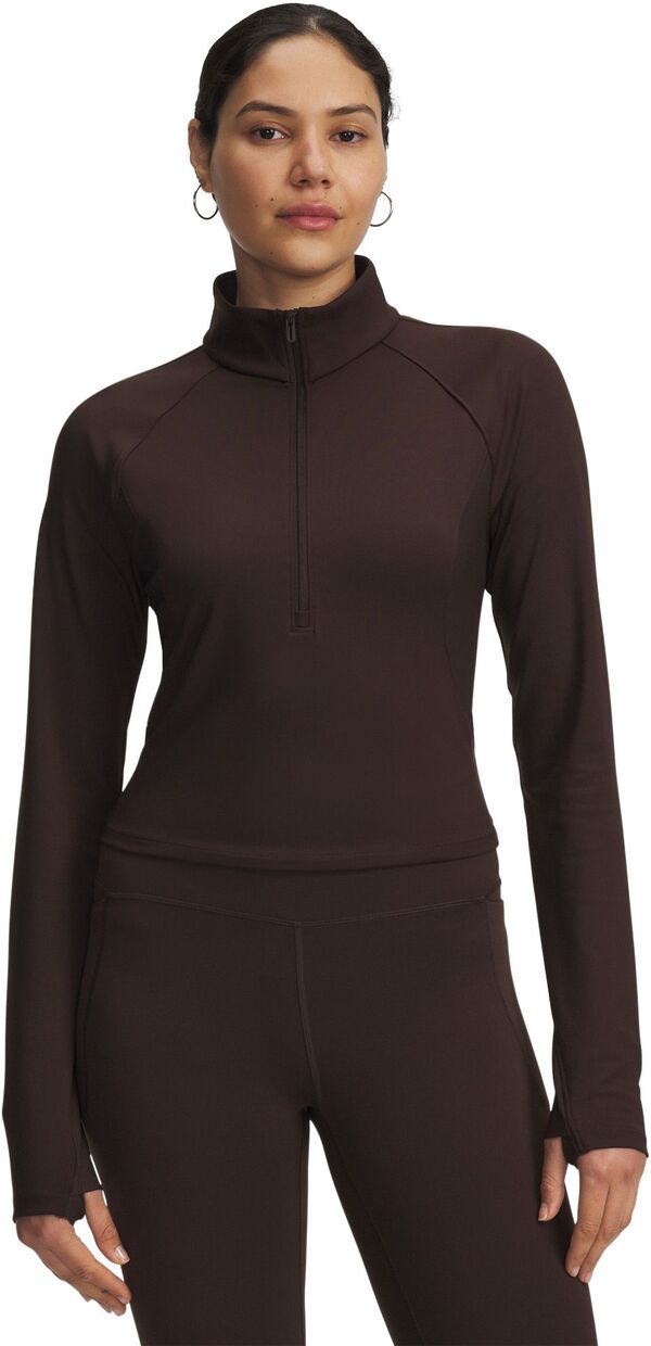 アンダーアーマー レディース トップス プルオーバー Under Armour Women\u0027s Meridian Half-Zip Top Kona Brown/Kona Brown 赤銅色