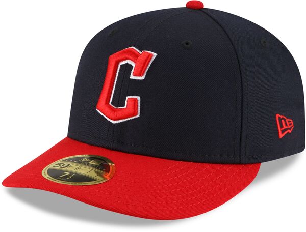 ニューエラ メンズ アクセサリー 帽子 New Era Men's Cleveland Guardians Navy 59Fifty Authenticollection Home Fitted Hat NoColor ネイビー