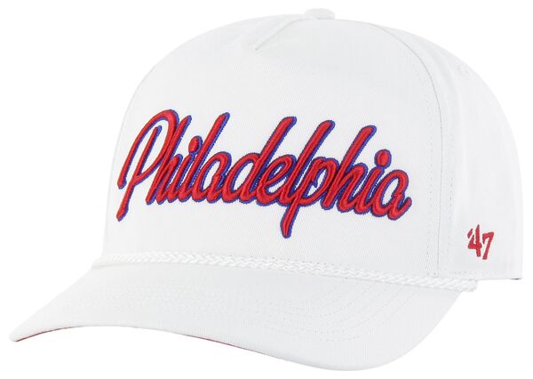 フォーティーセブン レディース アクセサリー 帽子 '47 Adult Philadelphia Phillies White Overhand Hitch Adjustable Hat NoColor ホワイト
