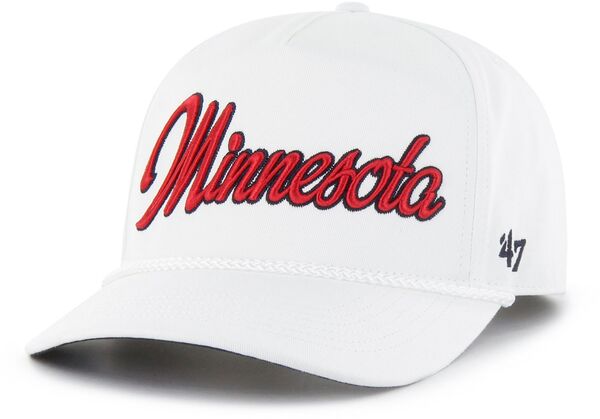 フォーティーセブン メンズ アクセサリー 帽子 '47 Adult Minnesota Twins White Overhand Hitch Adjustable Hat NoColor ホワイト