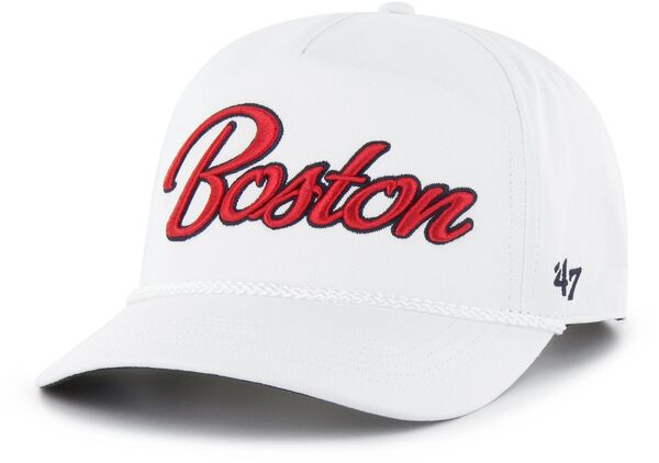 フォーティーセブン レディース アクセサリー 帽子 '47 Adult Boston Red Sox White Overhand Hitch Adjustable Hat NoColor ホワイト