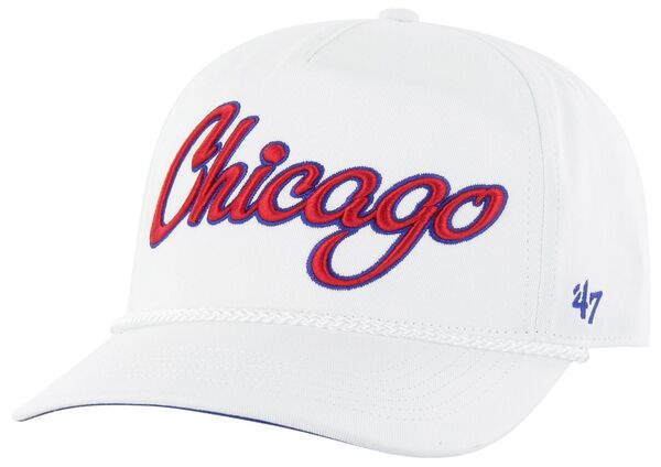 フォーティーセブン メンズ アクセサリー 帽子 '47 Adult Chicago Cubs White Overhand Hitch Adjustable Hat NoColor ホワイトキャップ