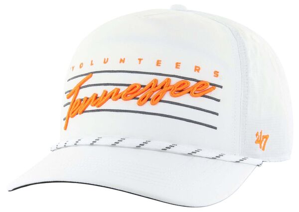 フォーティーセブン レディース アクセサリー 帽子 Tシャツ ダウン '47 Men's Tennessee Volunteers White Downburst Hitch Rope Adjustable Hat NoColor ホワイト