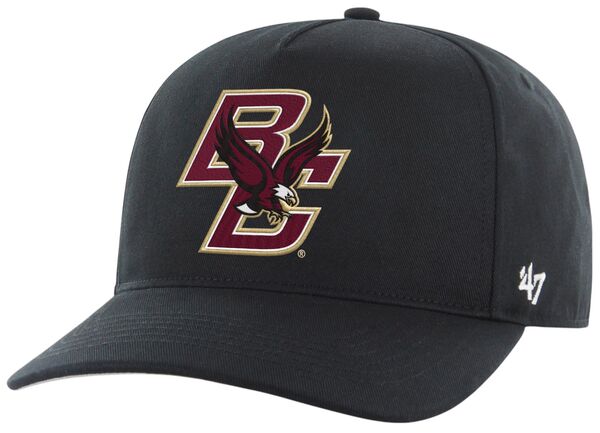 フォーティーセブン レディース アクセサリー 帽子 ロゴ '47 Adult Boston Collegeagles Black Logo Hitch Adjustable Hat NoColor ブラック|ReVida 店
