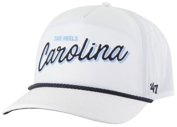 フォーティーセブン レディース アクセサリー 帽子 ヒール '47 Adult North Carolina Tar Heels White Brr Fairway Hitch Adjustable Hat NoColor ホワイト
