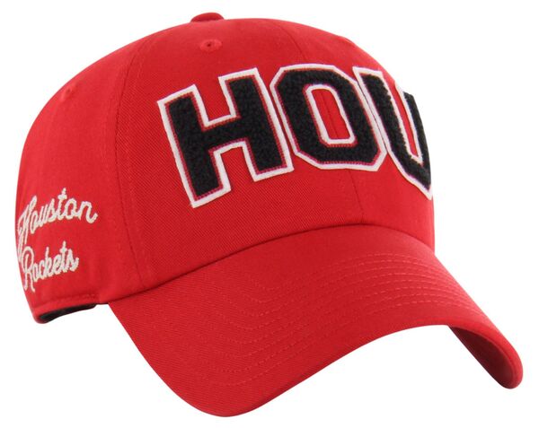 フォーティーセブン レディース アクセサリー 帽子 '47 Women's Houston Rockets Red Zoey Clean Up Adjustable Hat NoColor レッド|ReVida 店