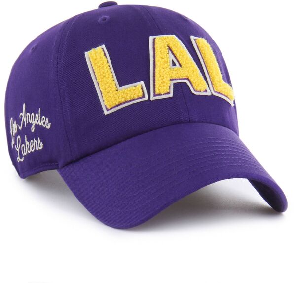 フォーティーセブン レディース アクセサリー 帽子 '47 Women's Los Angeles Lakers Purple Zoey Clean Up Adjustable Hat NoColor パープル｜ReVida 店