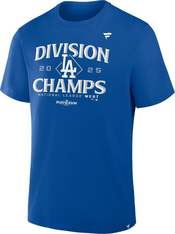 ファナティクス メンズ トップス ティーシャツ Fanatics MLB Team Apparel Adult Los Angeles Dodgers 2025 NL West Division Champions Lockeroom T-Shirt NoColor メンズファッション-トップス-Tシャツ・カットソー