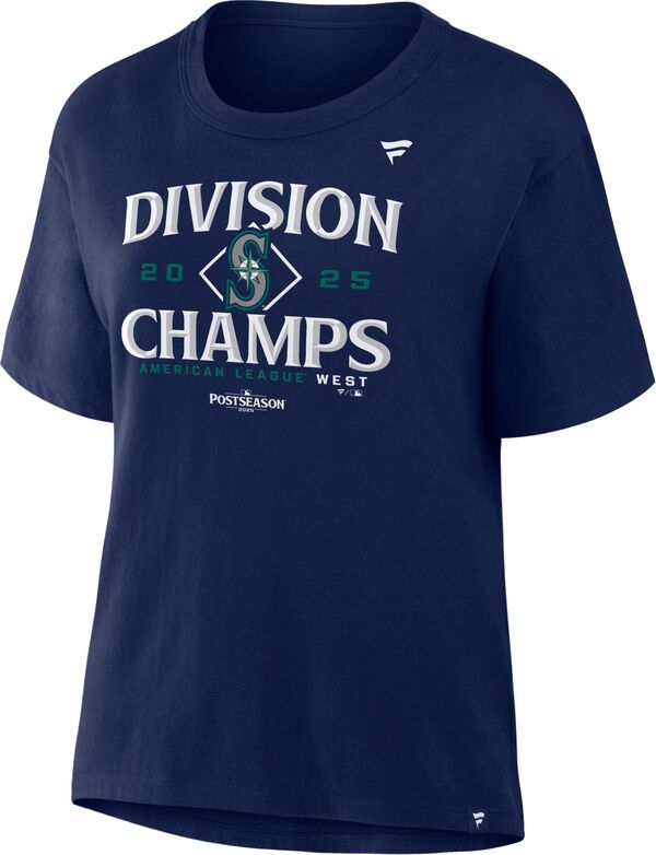 ファナティクス レディース トップス Tシャツ Fanatics MLB Team Apparel Women'seattle Mariners 2025 AL West Division Champions Lockeroom T-Shirt NoColor｜ReVida 店