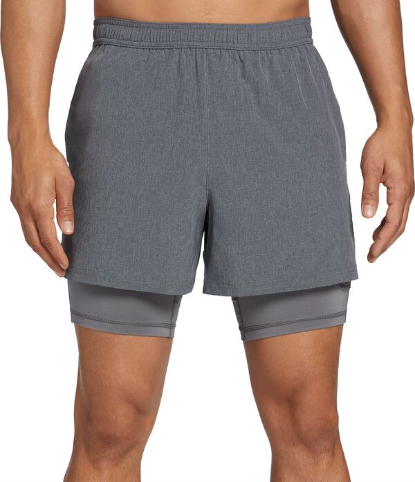DSG メンズ ボトムス ハーフパンツ・ショーツ ショートパンツ DSG Men's 2-in-1 Agility Shorts Mid Gray/Pure White ホワイト 9,926円