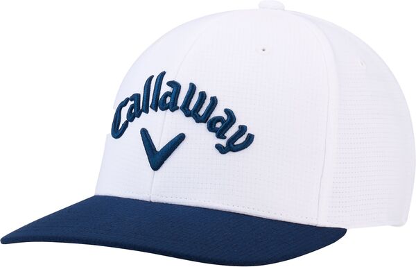 キャラウェイ メンズ アクセサリー 帽子 Callaway Adult Performance Pro Golf Hat White/Navy ホワイト