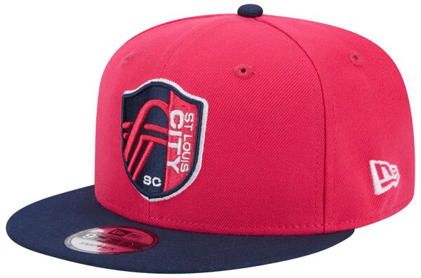 ニューエラ メンズ アクセサリー 帽子 ロゴ New Eradult St. Louis City SC Red Logo 9Fifty Adjustable Hat NoColor レッド｜ReVida 店