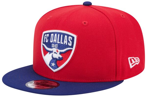 ニューエラ メンズ アクセサリー 帽子 ロゴ New Eradult FC Dallas Red Logo 9Fifty Adjustable Hat NoColor レッド|ReVida 店