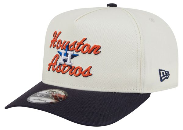 ニュー内鰓 レディース 添え物 かぶり笠 New Eradult Houston Astros White Chainstitch 9Fifty A-Frame Adjustable Hat NoColor 白いこと