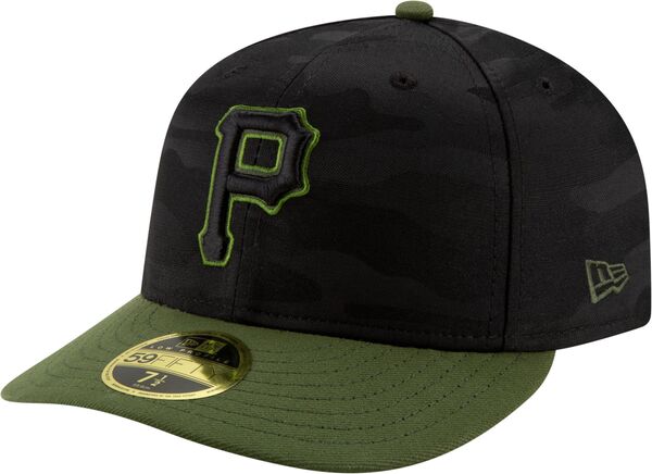 ニューエラ メンズ アクセサリー 帽子 New Eradult Pittsburgh Pirates 59Fifty Alternate Black Camo Low Crown Fitted Hat NoColor ブラック