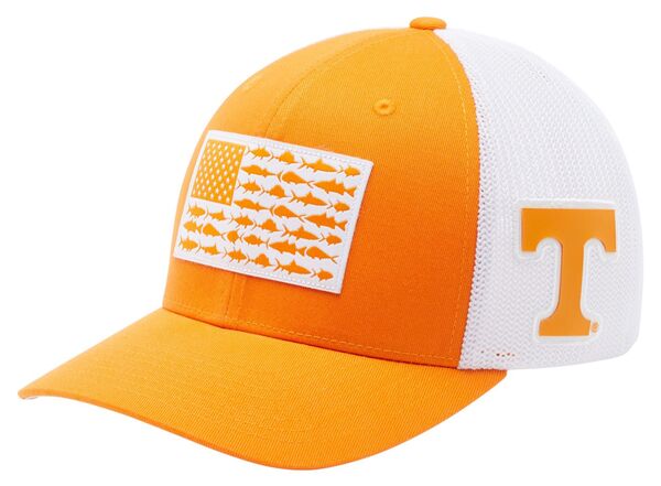 コロンビア メンズ アクセサリー 帽子 メッシュ Tシャツ Columbia Men's Tennessee Volunteers Tennessee Orange PFG Fish Flag Mesh Fitted Hat NoColor オレンジ