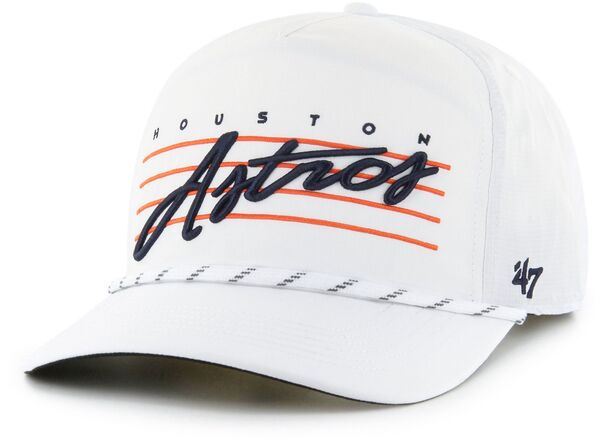 フォーティーセブン メンズ アクセサリー 帽子 ダウン '47 Adult Houston Astros White Downburst Hitch Adjustable Hat NoColor ホワイト